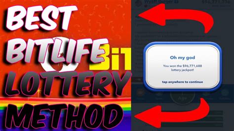 what are the chances of winning the lottery in bitlife